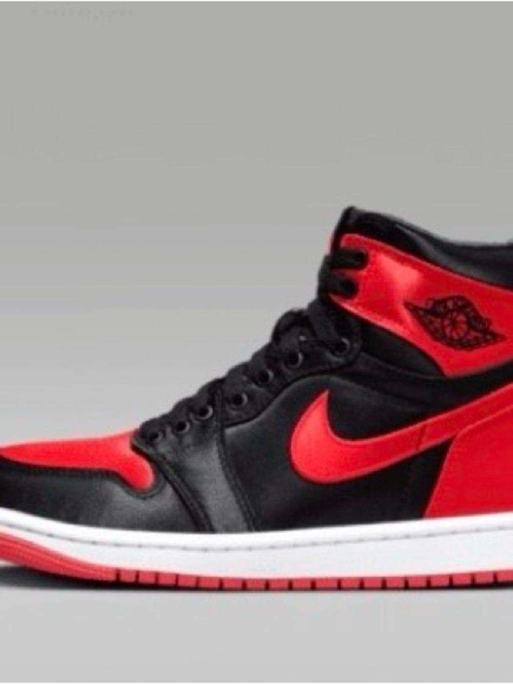 Nike Men’s High-Top Sneakers - Black & Red - Picture 1 of 1